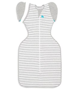 ND19_LTD-L2001002GRM Otulacz Swaddle UP 50/50 - rozmiar M - szary - ETAP 2 Original LOVE