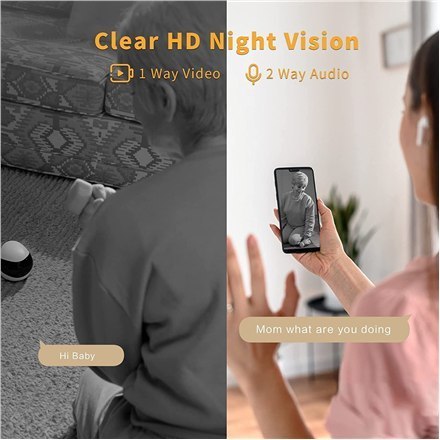 Enabot Enabot | EBO SE | Robot - IP Kamera | Kompaktowy | 16GB pamięci zewnętrznej, obsługa maksymalnie 256GB