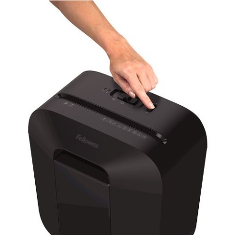 Fellowes Fellowes Powershred | LX25M | Mini-cięcie | Niszczarka | P-4 | Karty kredytowe | Zszywki | Spinacze | Papier | 11,5 litra | Czar