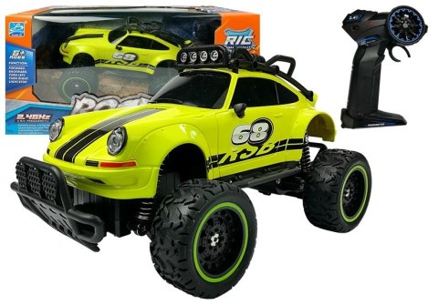 ND24_6657 Auto Zdalnie Sterowane R/C Beetle Zielone 2.4G LEAN