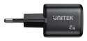 UNITEK ŁADOW. SIECIOWA 2X GAN 45W, 2XUSB-C PD 3.0, QC, CZARNA