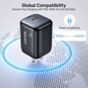UNITEK ŁADOW. SIECIOWA 2X GAN 45W, 2XUSB-C PD 3.0, QC, CZARNA