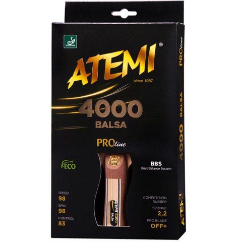 ND05_R0648-AN Rakietka do ping ponga New Atemi 4000 Balsa anatomical ATEMI