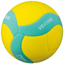 ND05_P7801-5 VS170W Piłka siatkowa Mikasa żółto-zielona VS170W r.5 ZIELONA
