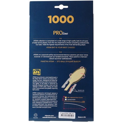 ND05_R2621 Rakietka do ping ponga New Atemi 1000 Pro anatomical ATEMI
