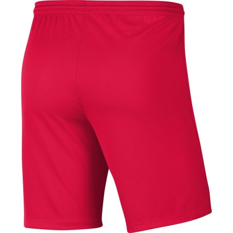 ND05_S6371-JR-XL BV6865 635 Spodenki dla dzieci Nike Dry Park III NB K jasnoczerwone BV6865 635 r.XL TRES