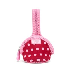 ND38_BBY-PCF1-BMD BUILT Paci-Finder - Pokrowiec na smoczek (Baby Pink Mini Dots) BUILT
