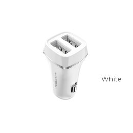 ND38_BFO-BZ2-W Borofone - ładowarka samochodowa 2x USB biały BOROFONE