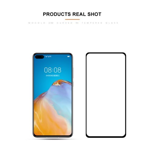 ND38_HW4678 Mocolo 2.5D Full Glue Glass - Szkło ochronne Huawei P40 STEGO