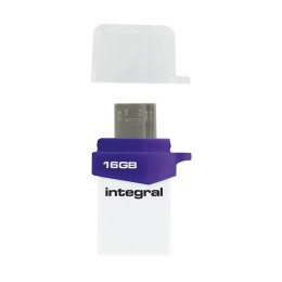 ND38_INFD16GBMIC3_0-OTG Integral Micro Fusion Flash Drive - Podwójny Pendrive USB 3.0 i micro USB OTG 16 GB INTEGRAL