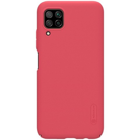 ND38_P40L-96223 Nillkin Super Frosted Shield - Etui Huawei P40 Lite / Nova 7i / Nova 6 SE (Bright Red) BRIGHT