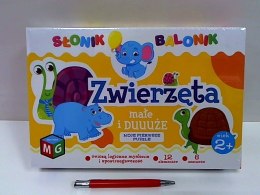 Zwierzęta duże i małe - Słonik Balonik 01225 MULTIGRA