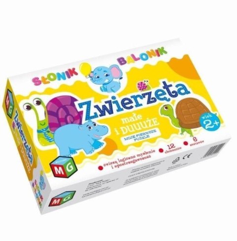 Zwierzęta duże i małe - Słonik Balonik 01225 MULTIGRA