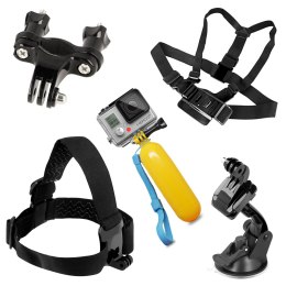 Akcesoria do kamery sportowej GoPro SJCAM - ZESTAW 5w1