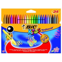 ND39_134354 KREDKI PLAST 24KOL/120 CON PLASTIDEC PUD BIC