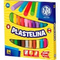 ND39_248053 PLASTELINA 24KOL AST 303110001 PUD ASTRA