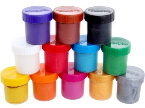 ND39_251058 FARBY PLAK 12KOL 20ML PAT COLORINO PUD GRATIS COLORINO