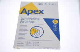 ND39_252231 FOLIA DO LAMIN A4 80MIC FELL APEX LIGHT OP100SZT FELLOWES