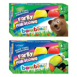 ND39_288693 FARBY PLAK 6KOL 20ML FO BAMBINO PUD 1/5 BAMBINO
