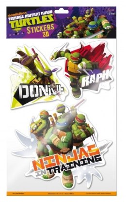 ND39_301093 W I DEKORACJA SCIEN 3D NINJA DECLIC303 B/C 6/48 STICKER