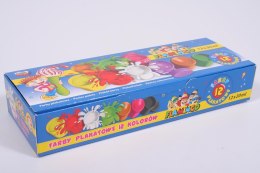 ND39_344564 FARBY PLAK 12KOL 20ML FLAMINGO 299125 PUD FLAMINGO