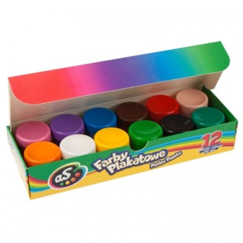 ND39_441159 FARBY PLAK 12KOL 20ML AST/AS 301219004 PUD ASTRA