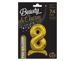 ND39_456585 -BALON FOL 74CM 8 ZLO GO PBH GODAN