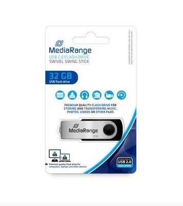ND39_473226 PAMIEC 32GB USB 2.0 MEDIARANGE MR911 WB MEDIARANGE