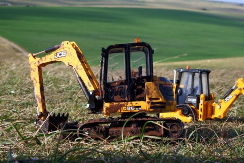 TOMY Britains koparko-ładowarka JCB 1CXT 43264 /3 BRITAINS