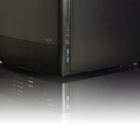 Fractal Design Fractal Design | NODE 804 | Okno boczne | 2 - USB 3.0Wejście/wyjście audioPrzycisk zasilania z diodą LED (biała)Dioda LED aktywn