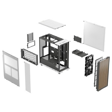 Fractal Design Zasilacz do Komputera Fractal Design North w Kolorze Kredowego Białego z Zestawem Bez Zasilacza ATX