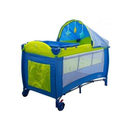 ND35_EB406B ŁÓŻECZKO PODR. DREAM NIEBIESKI KINDERKRAFT