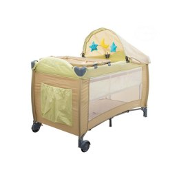 ND35_EB406BR ŁÓŻECZKO PODR. DREAM BRĄZOWY EUROBABY