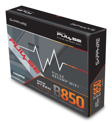 Sapphire PULSE B850M WIFI AMD B850 Gniazdo AM5 micro ATX
