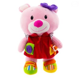 ND35_EBZTE9823P ZABAWKA POZYTYWKA MISIU PINK EUROBABY