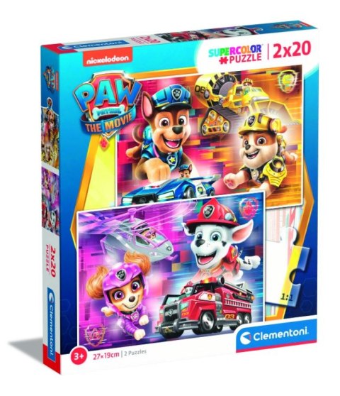 !!! CLE puzzle 2x20 SuperKolor Psi Patrol 24786 CLEMENTONI