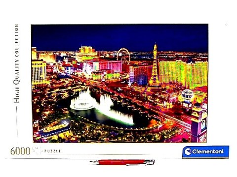 !!! CLE puzzle 6000 HQ Las Vegas 36528 CLEMENTONI