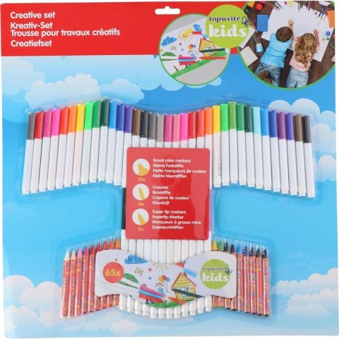 ND38_8711252129457 Topwrite - Zestaw do rysowania 65 szt. TOPWRITE
