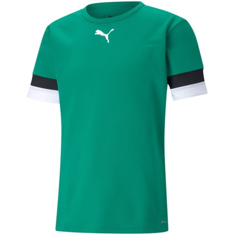 ND05_K11902-M 704932 05 Koszulka męska Puma teamRISE Jersey zielona 704932 05 r.M ZIELONA