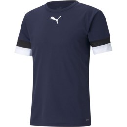 ND05_K1201-L 704932 06 Koszulka męska Puma teamRISE Jersey Peacoat granatowa 704932 06 r.L TRES