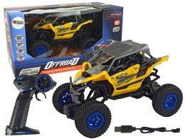 ND24_9389 Terenowe Auto Off- Road Zdalnie Sterowane 2,4 GHz 1:16 Żółte 5904204754057 CODE: