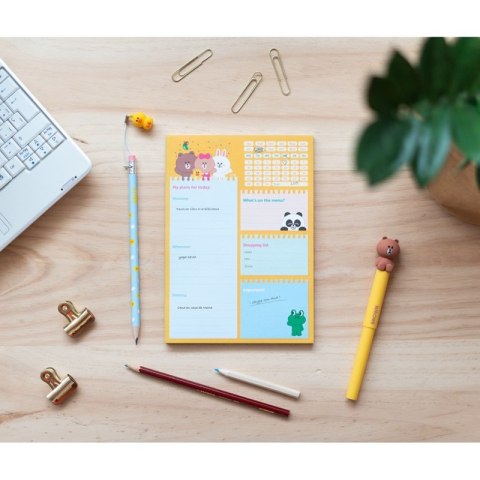 ND38_BNE0005 LINE FRIENDS - Planner dzienny LINE