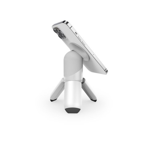 ND38_STM-935-326Y-01 STM MagPod ? Statyw z funkcją podstawki i uchwytu do iPhone MagSafe (biały) UCHWYT