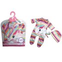 WOOPIE Ubranko dla Lalki Zestaw Pajacyk Body Jednorożec Czapeczka 43 cm PAJACYK