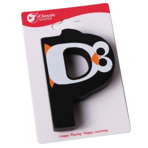 CLASSIC WORLD Drewniana Literka P LITERKA