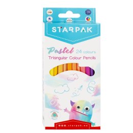 ND39_472398 KREDKI OLO 24KOL/180 TROJ PASTEL STK 12/144 TRES