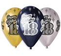 ND39_396723 BALON PREMIUM 12 HAPPY BIRTHDAY 18 OP6SZT PREMIUM