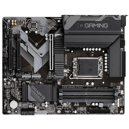 Gigabyte Gigabyte | B760 GAMING X DDR4 1.0 M/B | Rodzina procesorów Intel | Gniazdo procesora LGA1700 | DDR4 DIMM | Gniazda pamięci 4 | O