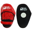 ND05_Ł0836 Łapa trenera Focus Pads Profight Pu czerwono-czarna PROFIGHT