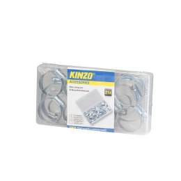 ND38_8711252720524 Kinzo - Zestaw obejm zaciskowych 21 szt. KINZO